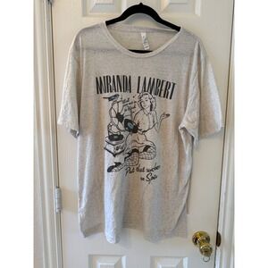 Miranda Lambert Graphic T Shirt Women's Size XL‎ Retro Pinup Music Tour Tee